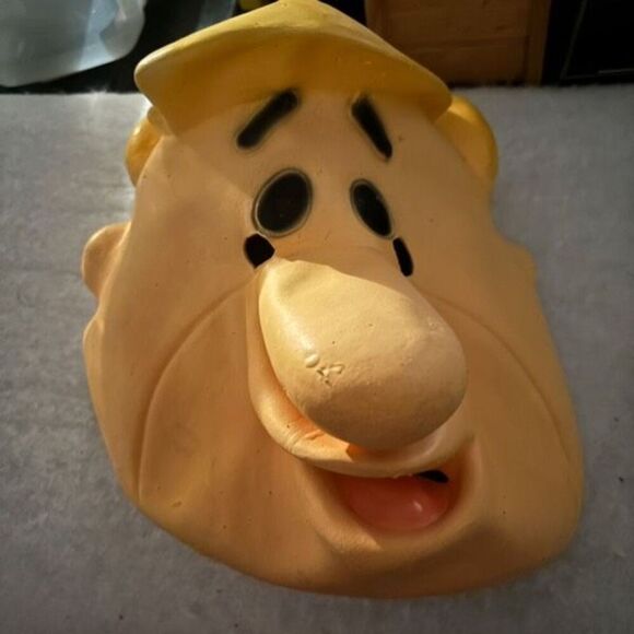 Flintstones Barney Rubble Hanna Barbera 1994 Rubber Mask - Picture 1 of 8
